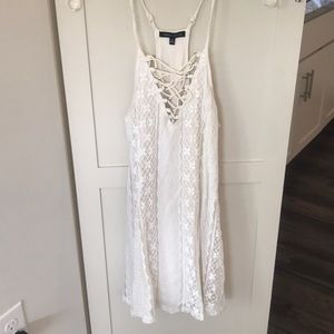 White lace sundress